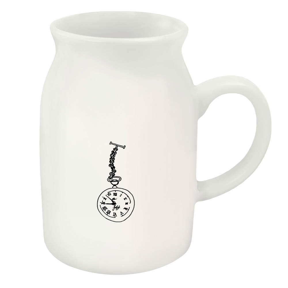 300ml 'Pocket Watch' Ceramic Milk Jug (MJ00004755)