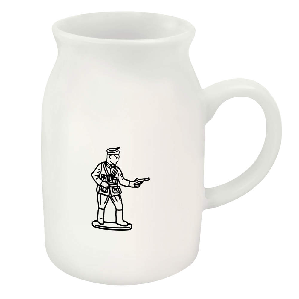 300ml 'Army Figure' Ceramic Milk Jug (MJ00005990)