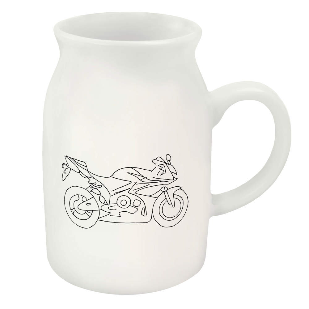 300ml 'Motorbike' Ceramic Milk Jug (MJ00006042)