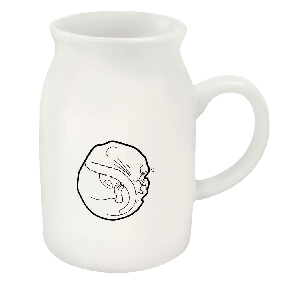 300ml 'Sleeping Dormouse' Ceramic Milk Jug (MJ00006223)