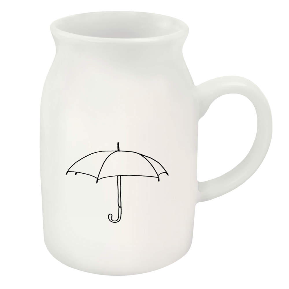 300ml 'Umbrella' Ceramic Milk Jug (MJ00006475)