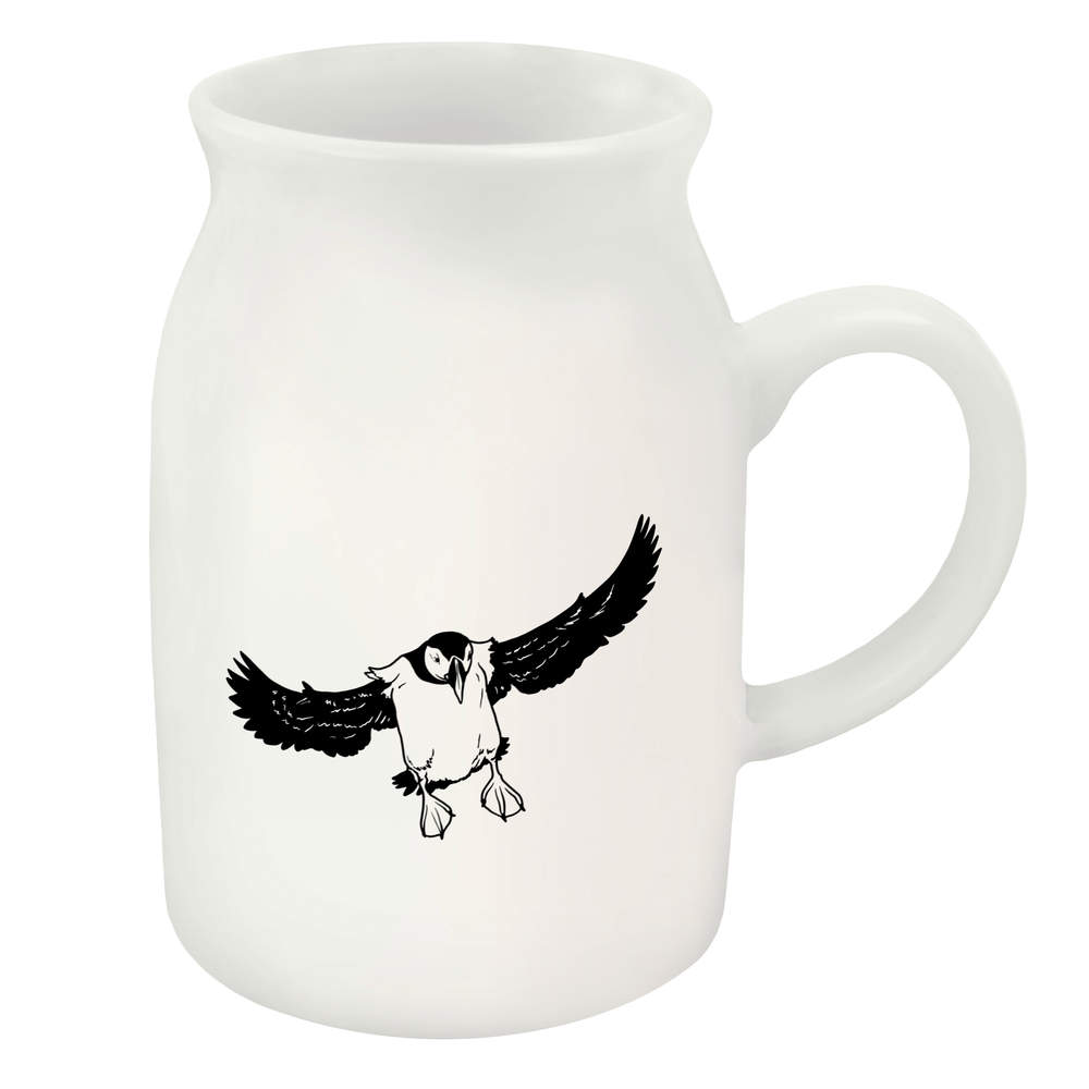 300ml 'Landing Puffin' Ceramic Milk Jug (MJ00009749)