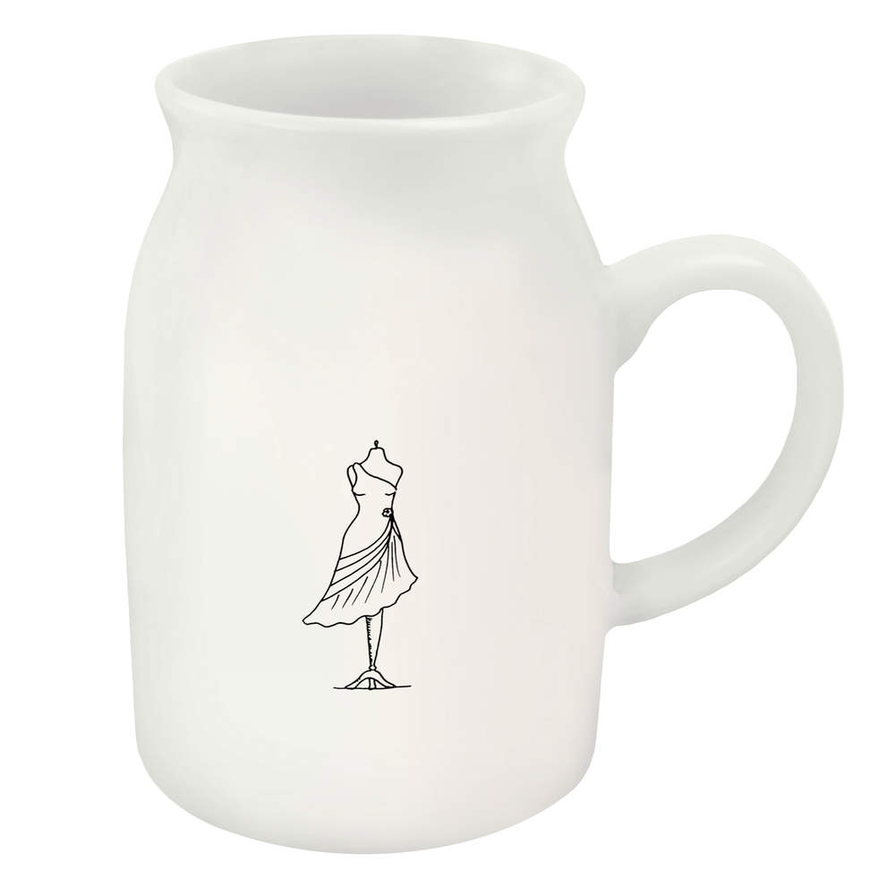 300ml 'Dress On Mannequin' Ceramic Milk Jug (MJ00012133)