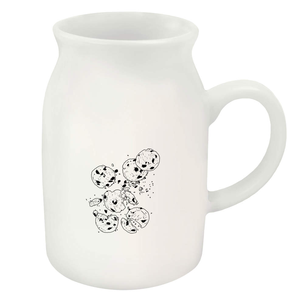 300ml 'Crumbling Cookies' Ceramic Milk Jug (MJ00013455)
