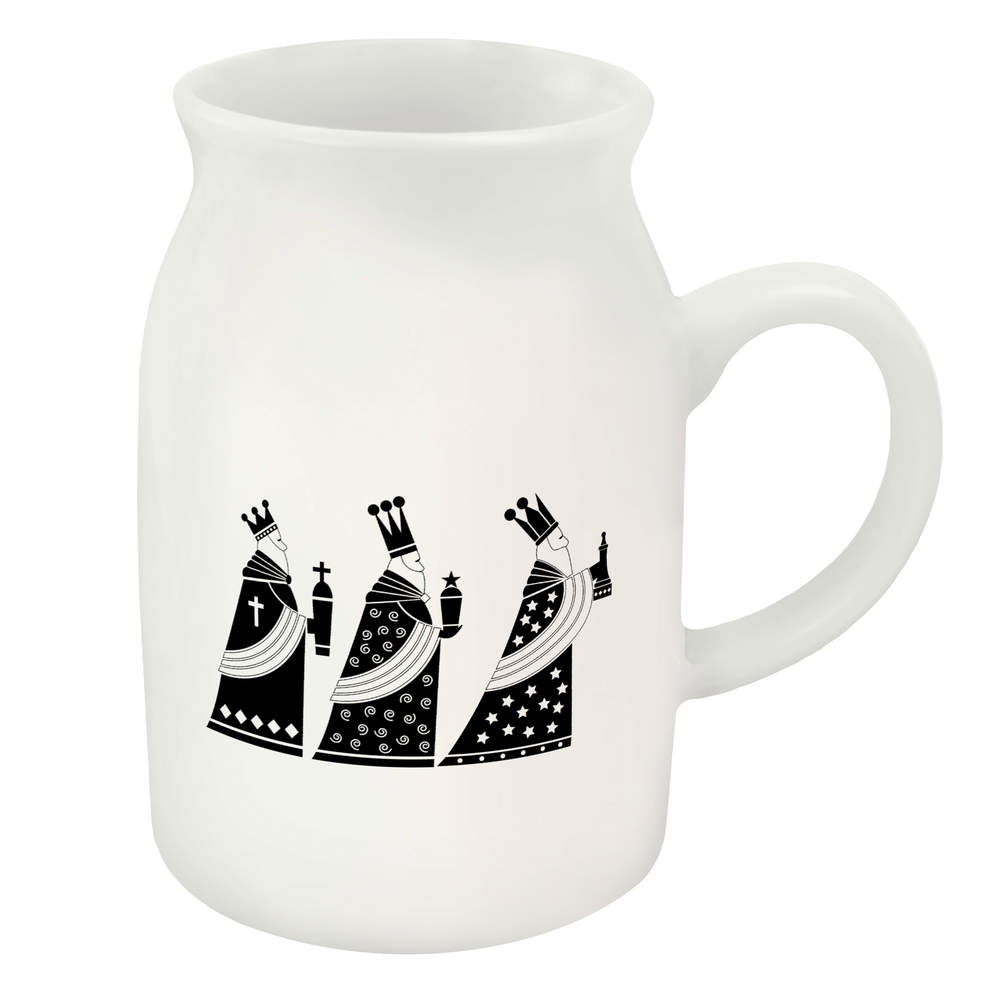 300ml '3 kings' Ceramic Milk Jug (MJ00013787)