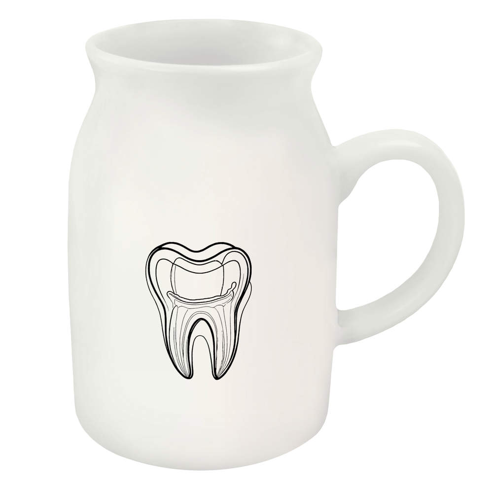 300ml 'Tooth Extraction' Ceramic Milk Jug (MJ00014652)