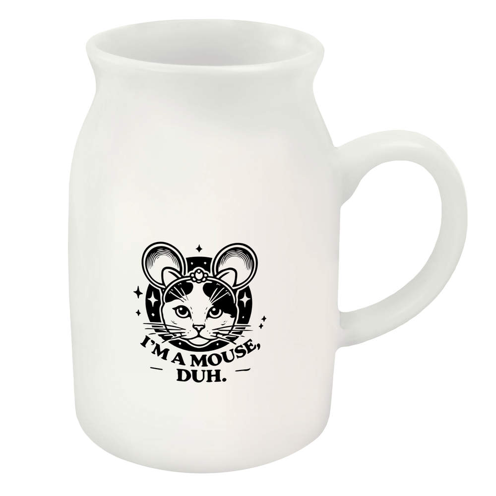300ml 'I'm a Mouse Duh' Ceramic Milk Jug (MJ00015969)