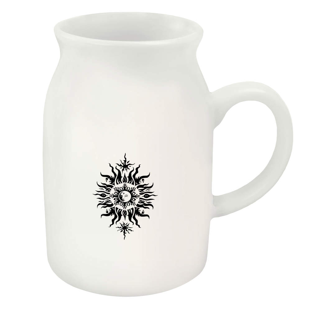 300ml 'Tribal Sun ' Ceramic Milk Jug (MJ00016743)