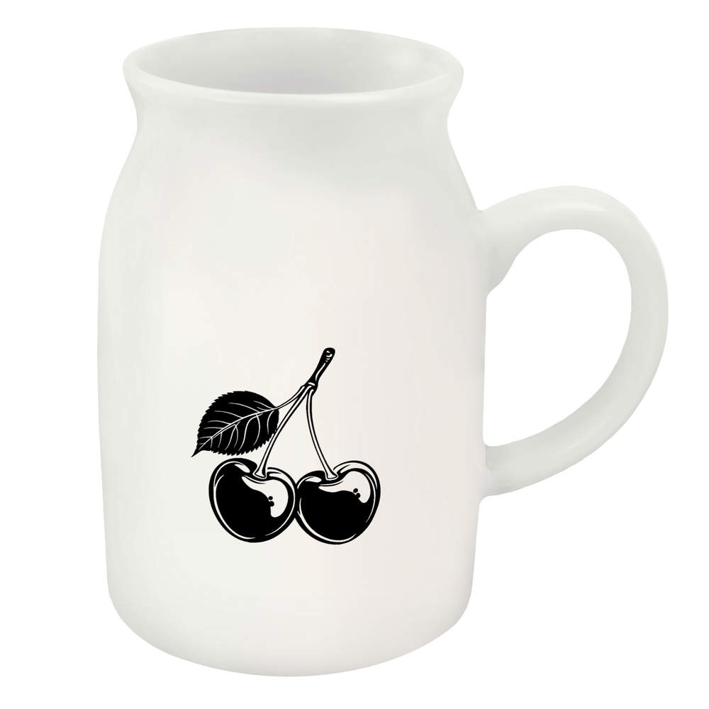 300ml 'Two Cherries' Ceramic Milk Jug (MJ00017098)