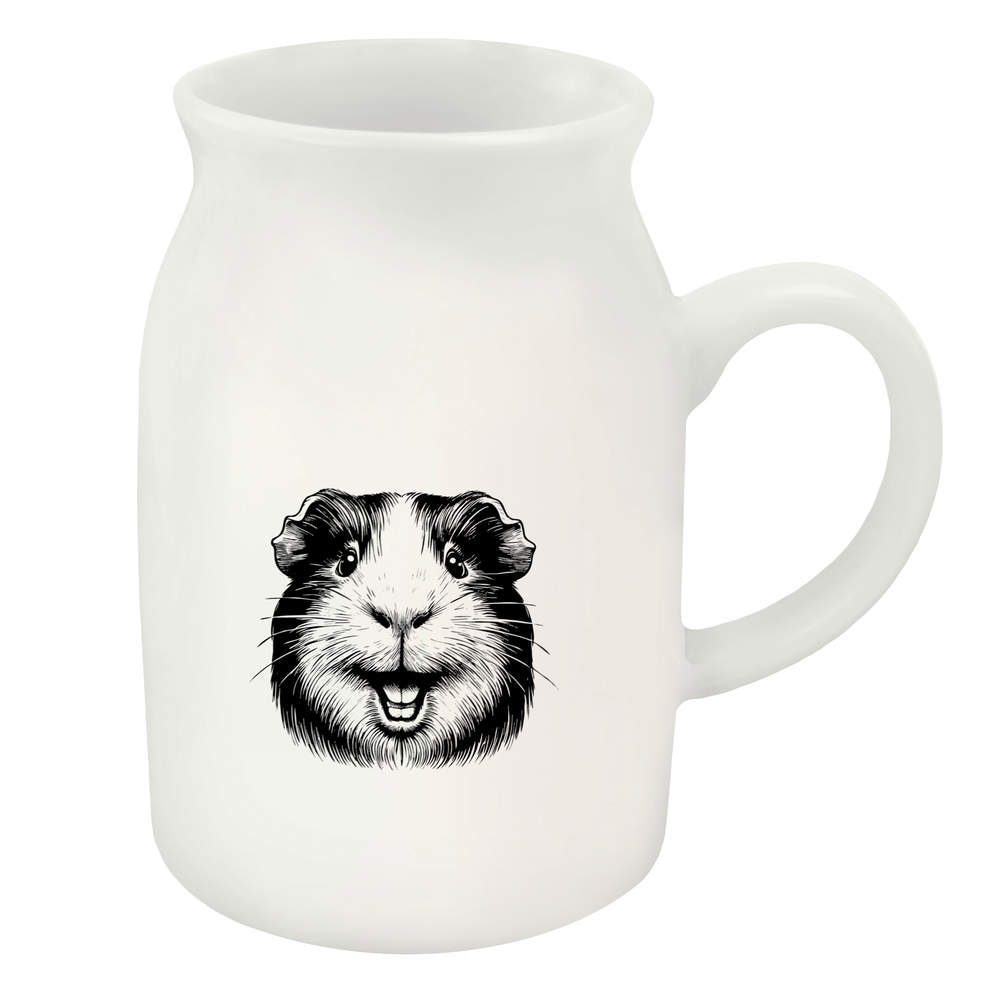 300ml 'Happy Guinea Pig' Ceramic Milk Jug (MJ00017643)