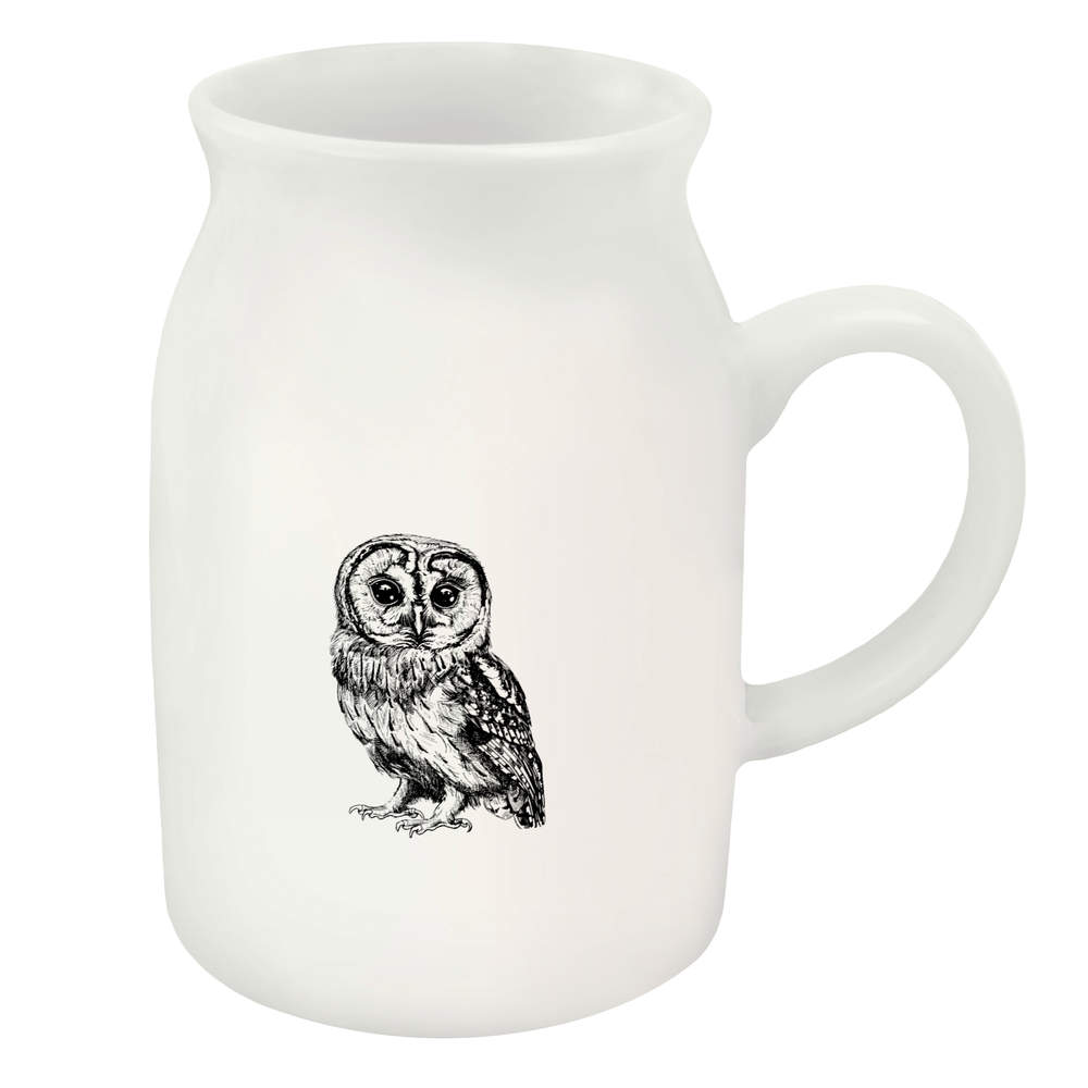 300ml 'Tawny Owl Standing' Ceramic Milk Jug (MJ00019290)