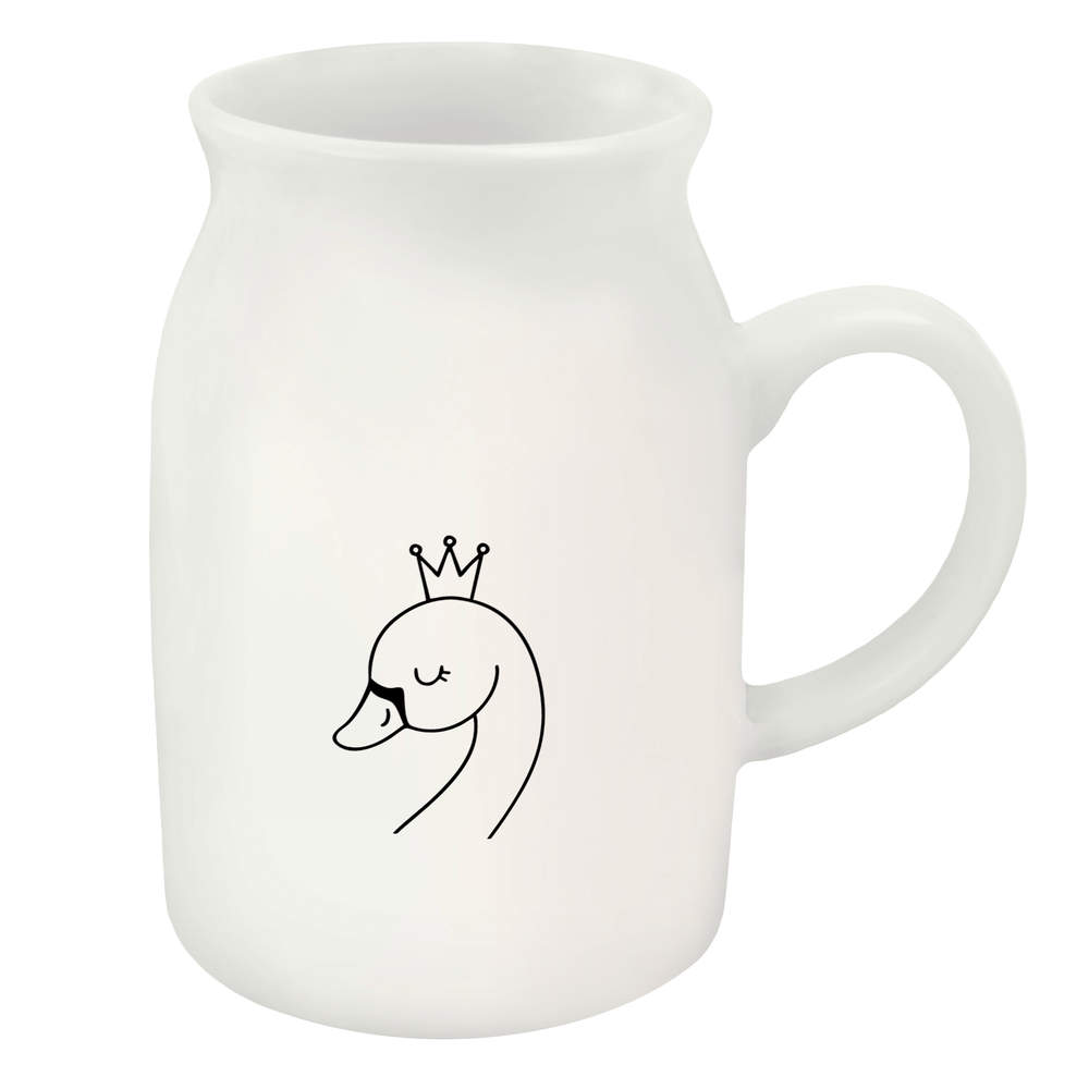 300ml 'Cute swan head' Ceramic Milk Jug (MJ00019405)