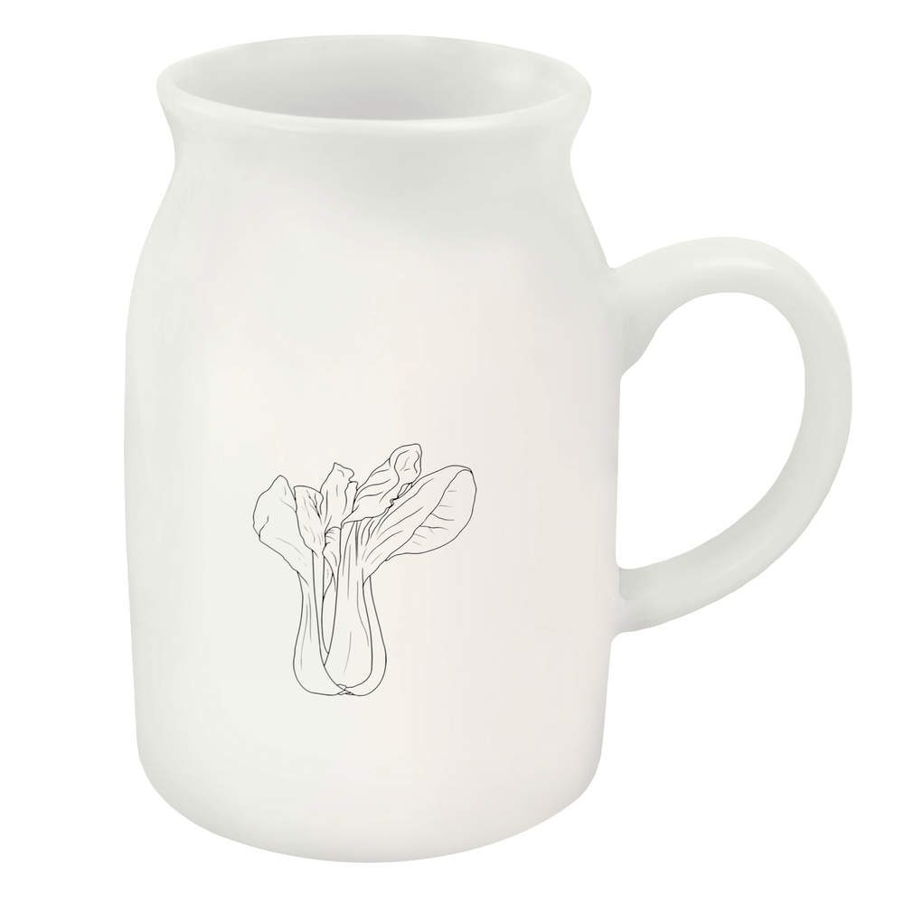 300ml 'Bok Choy Vegetable' Ceramic Milk Jug (MJ00019474)