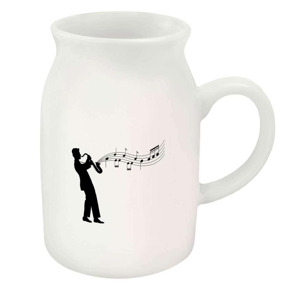 300ml 'Saxaphone Player' Ceramic Milk Jug (MJ00020062)