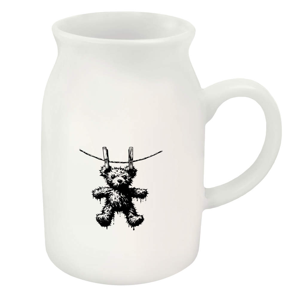 300ml 'Scruffy Teddy Wash Day' Ceramic Milk Jug (MJ00020641)