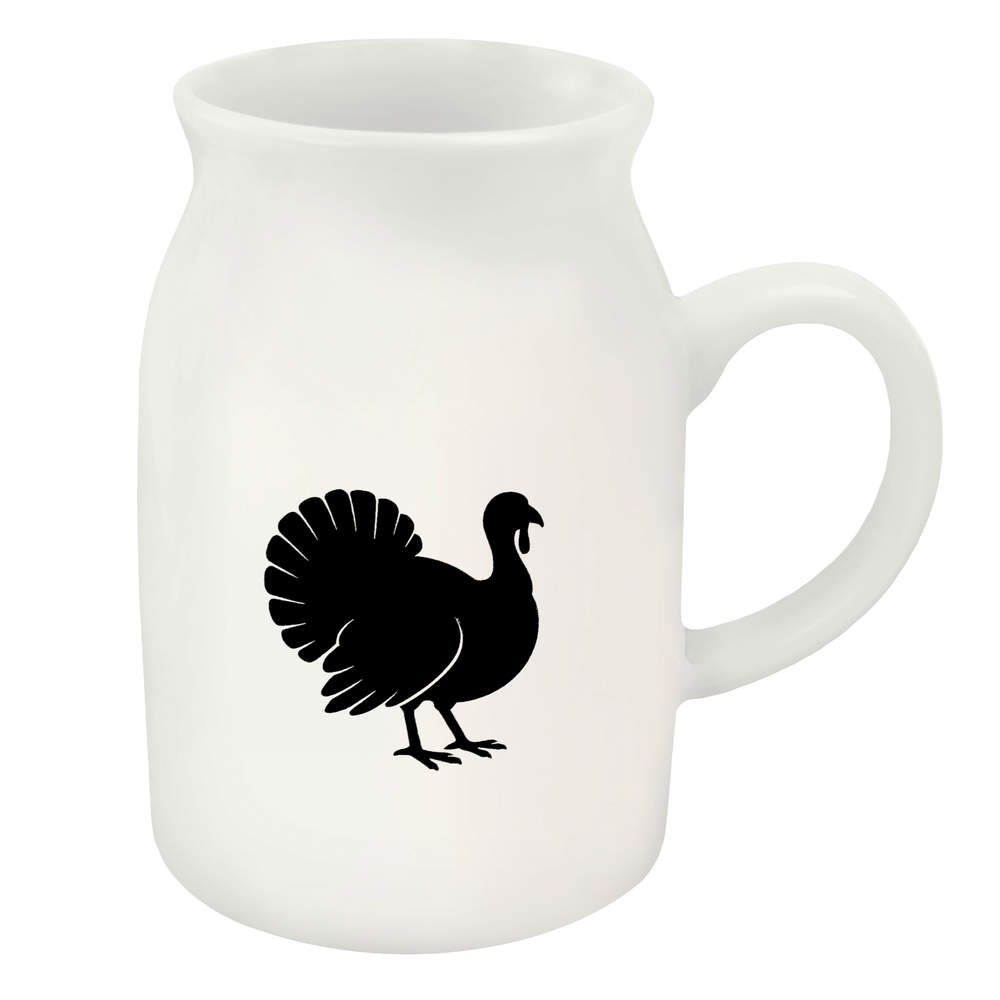 300ml 'Turkey Silhouette' Ceramic Milk Jug (MJ00020712)