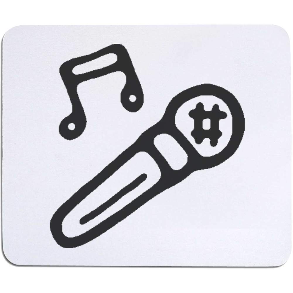 'Music Microphone' Mouse Mat / Desk Pad (MO00000933)