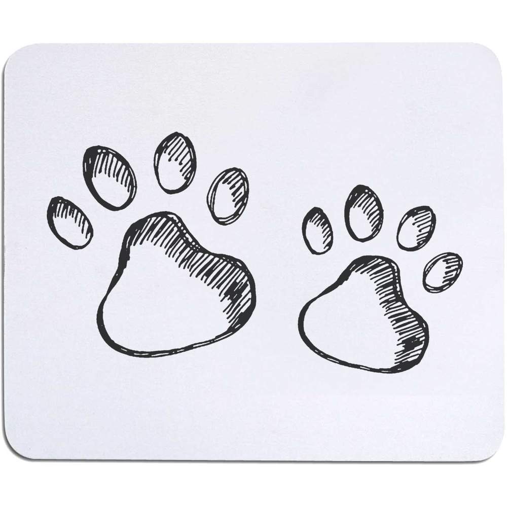 'Paw Prints' Mouse Mat / Desk Pad (MO00003647)