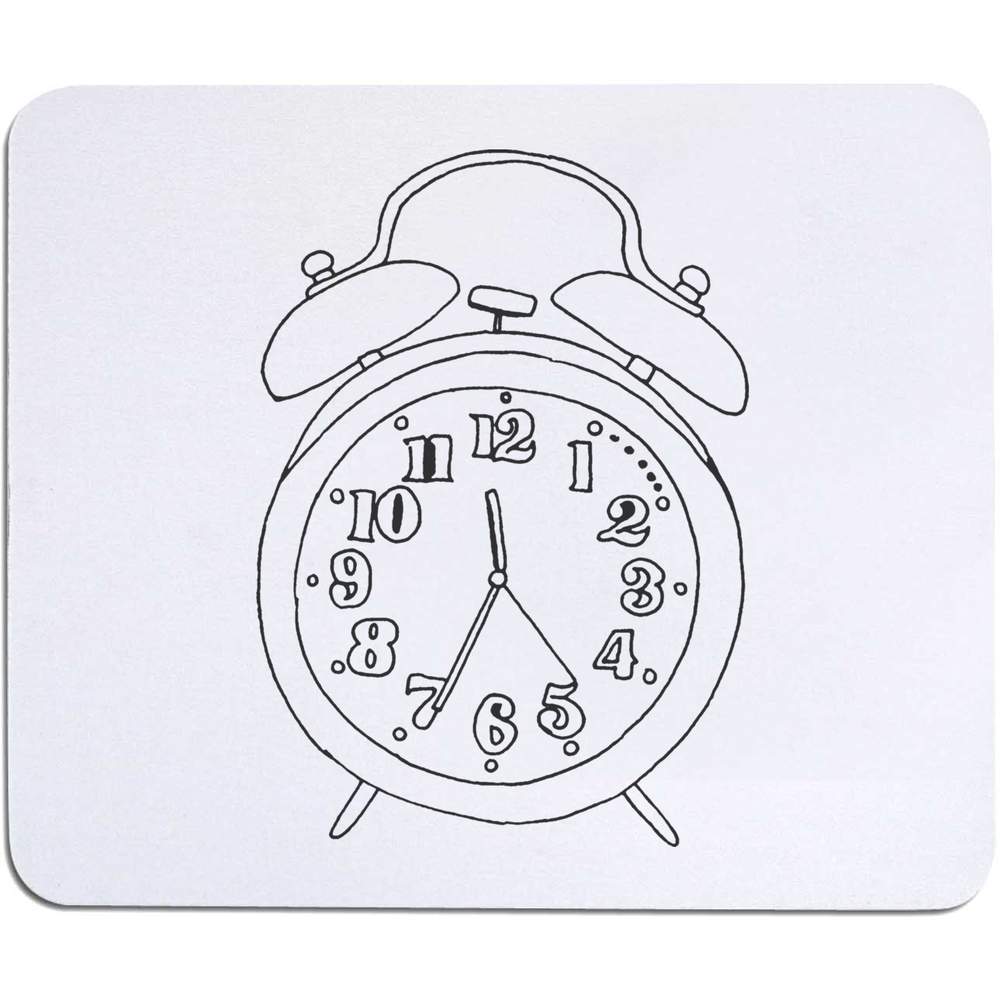 'Alarm Clock' Mouse Mat / Desk Pad (MO00006391)