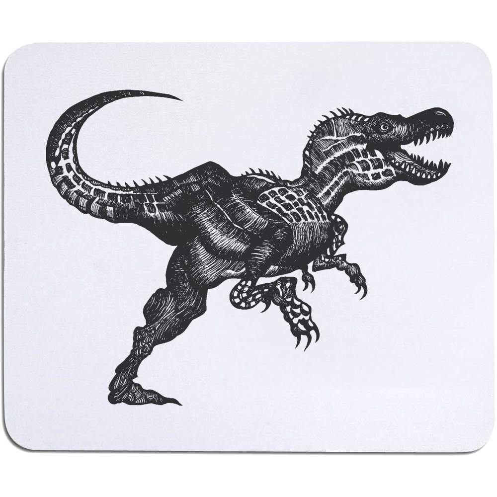 'Running Dinosaur' Mouse Mat / Desk Pad (MO00008465)