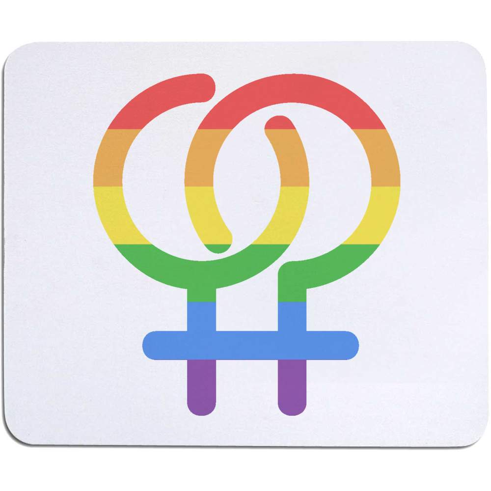 'Lesbian Symbol' Mouse Mat / Desk Pad (MO00011544)