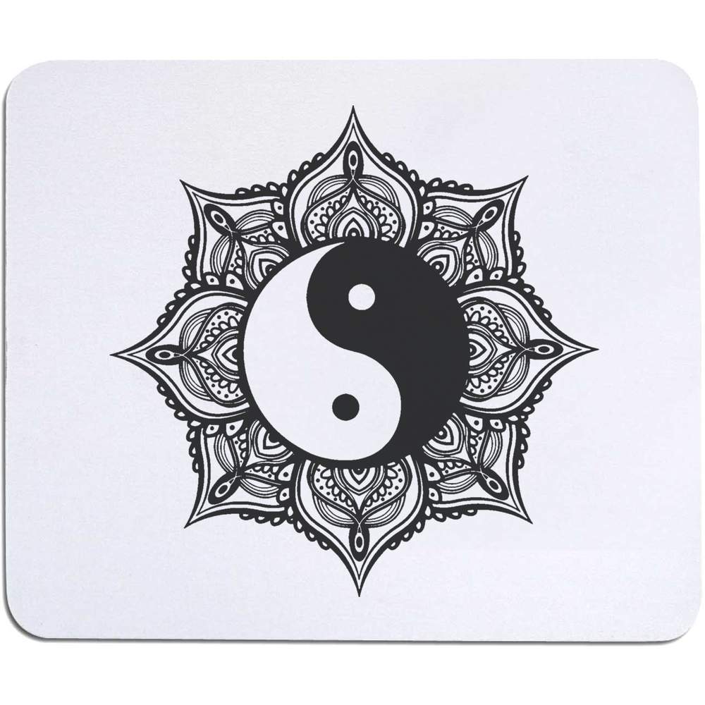 'Yin Yang Mandala' Mouse Mat / Desk Pad (MO00011591)