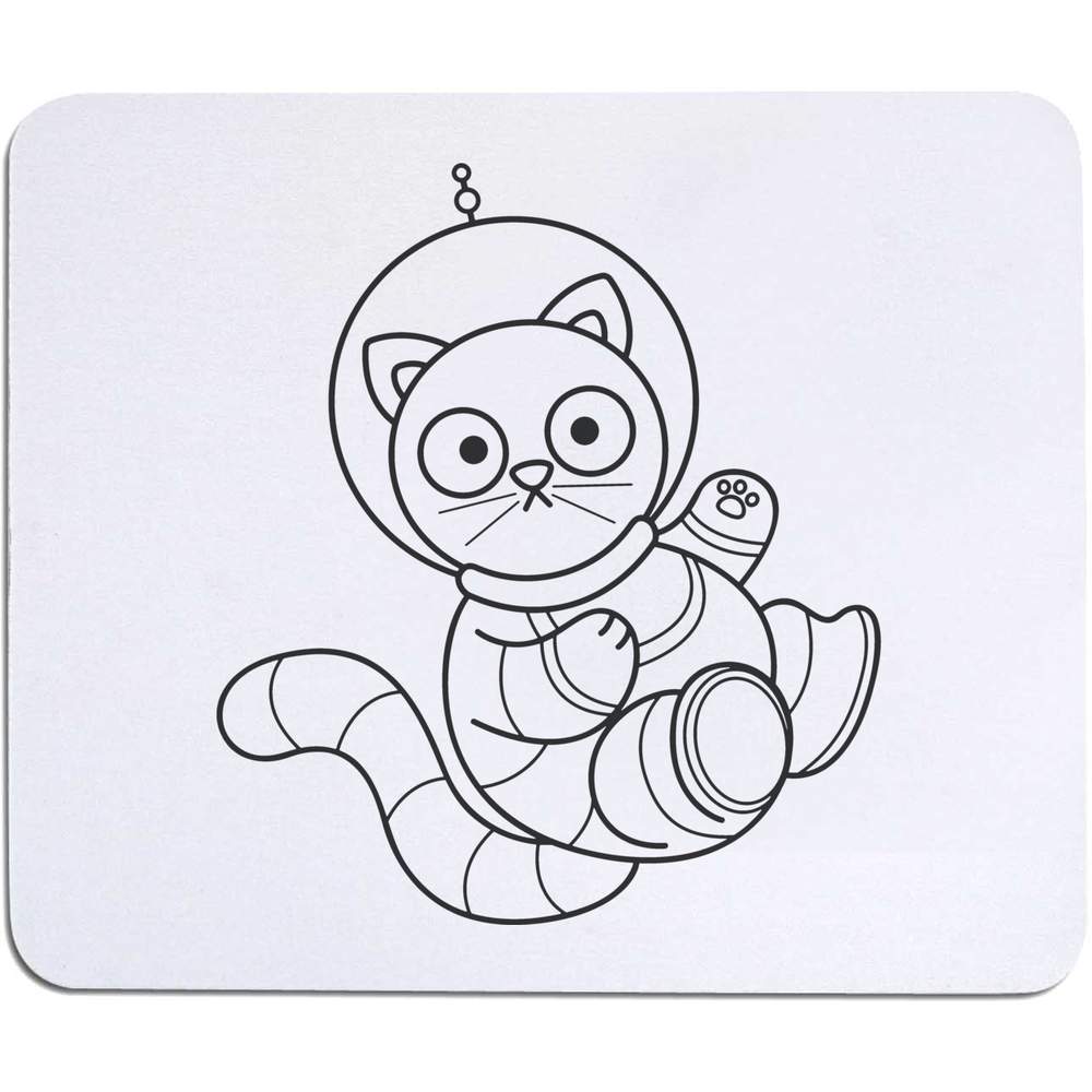 'Space Cat' Mouse Mat / Desk Pad (MO00011875)