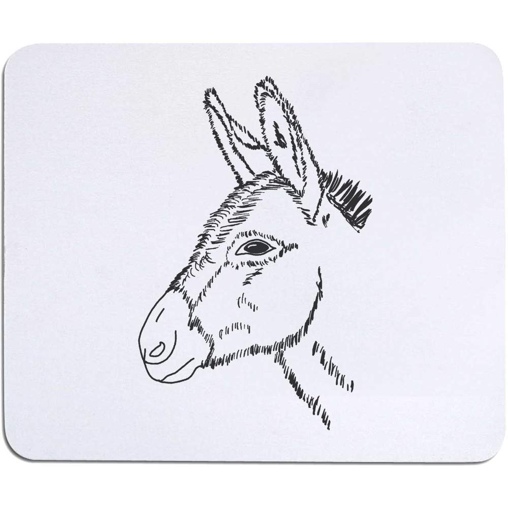 'Donkey Head' Mouse Mat / Desk Pad (MO00013342)