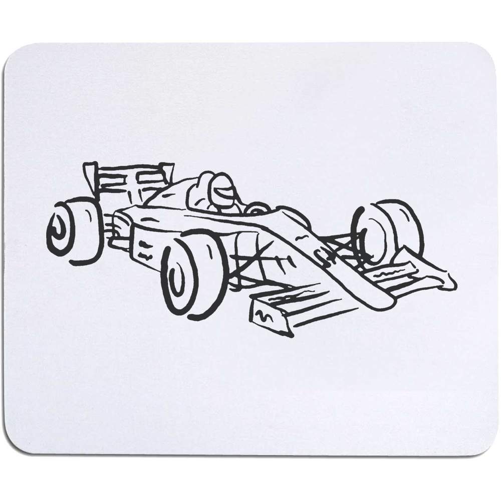 'Sports Race Car' Mouse Mat / Desk Pad - Computer Mouse Pad for Gaming, Office Desks and Workspaces (MO00013389)