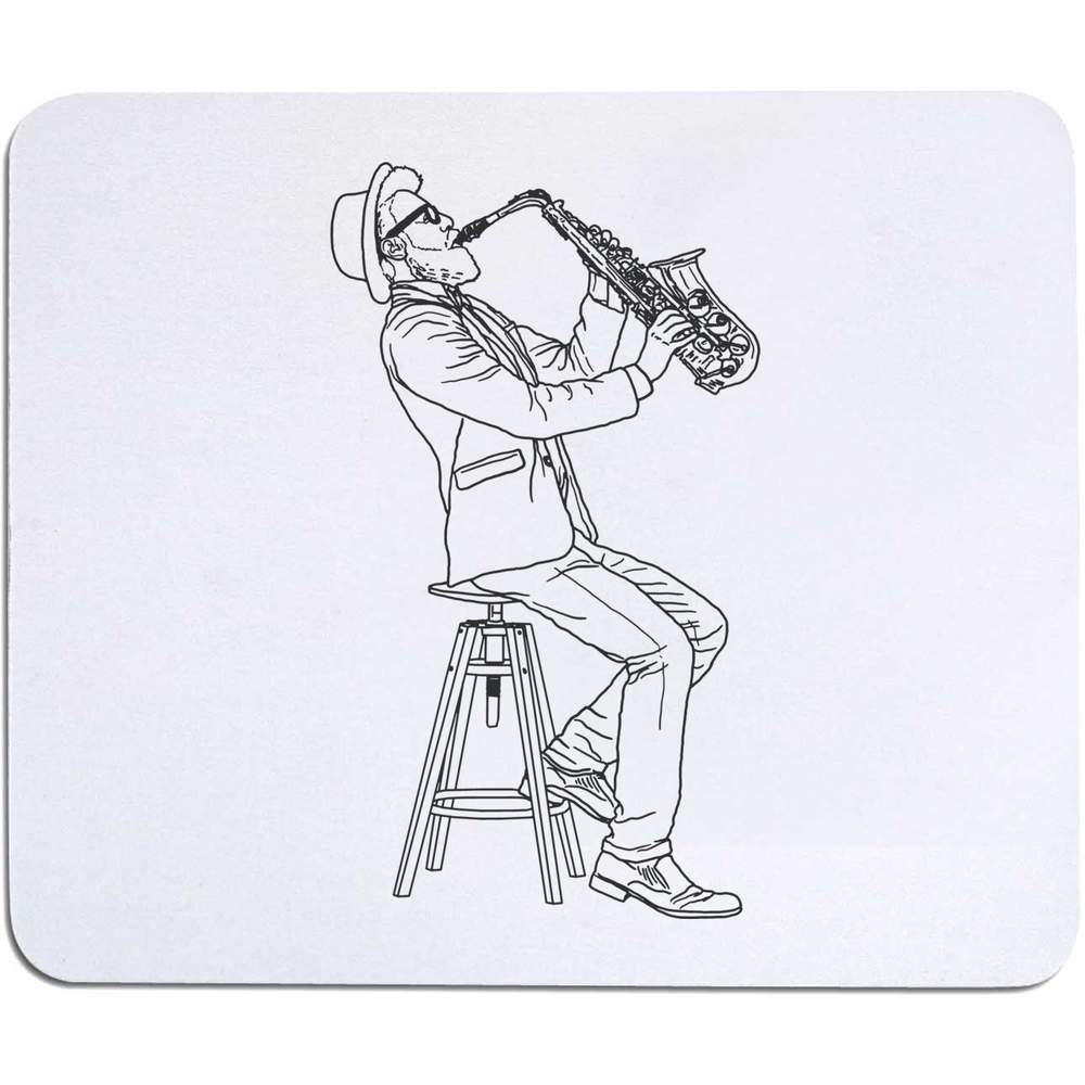 'Jazz Musician' Mouse Mat / Desk Pad (MO00013827)