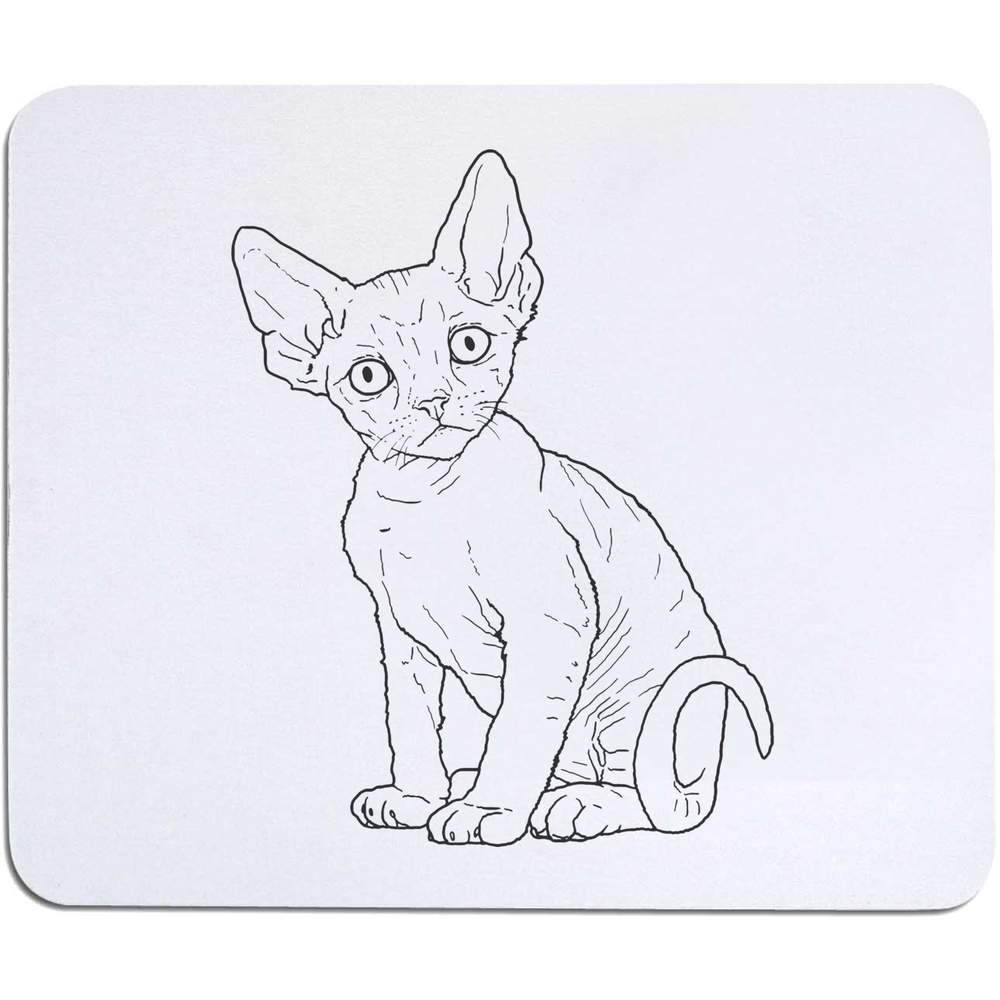 'Devon Rex Kitten' Mouse Mat / Desk Pad (MO00013899)