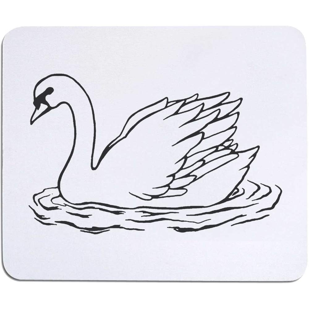 'Elegant Swan' Mouse Mat / Desk Pad (MO00015116)
