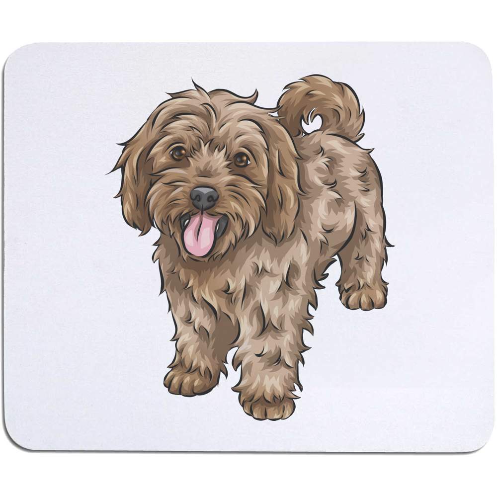 'Ginger Cavapoo' Mouse Mat / Desk Pad (MO00016709)