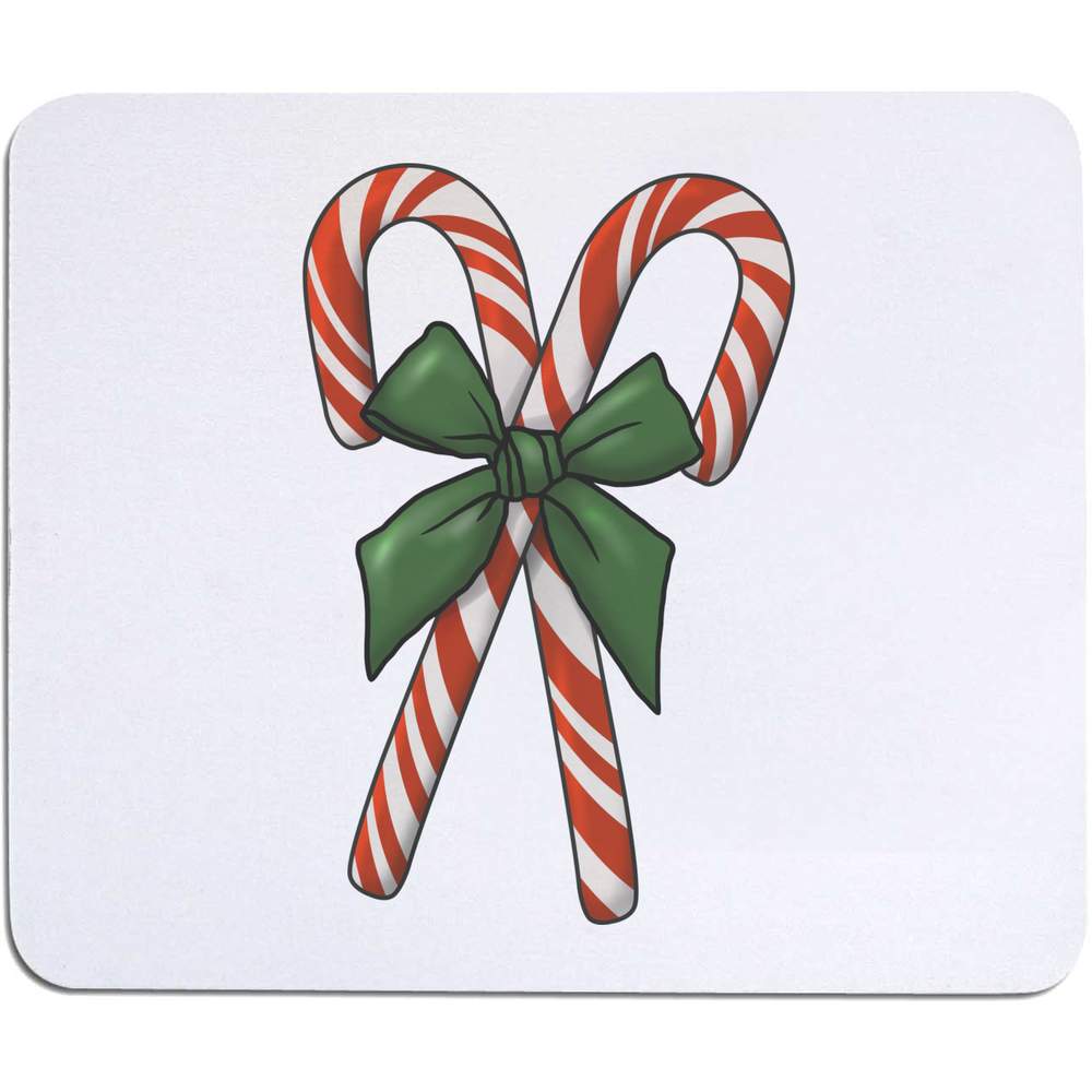 'Candy Canes' Mouse Mat / Desk Pad (MO00017821)