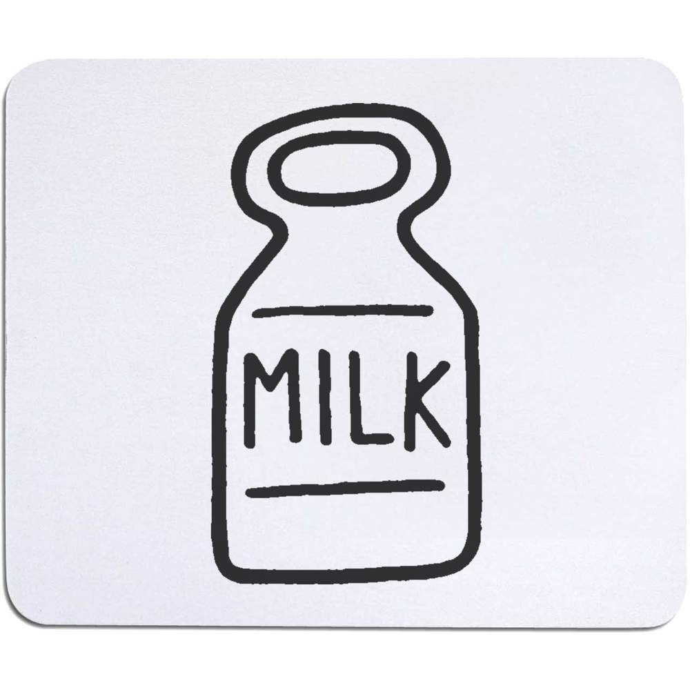 'Milk Bottle' Mouse Mat / Desk Pad (MO00021304)