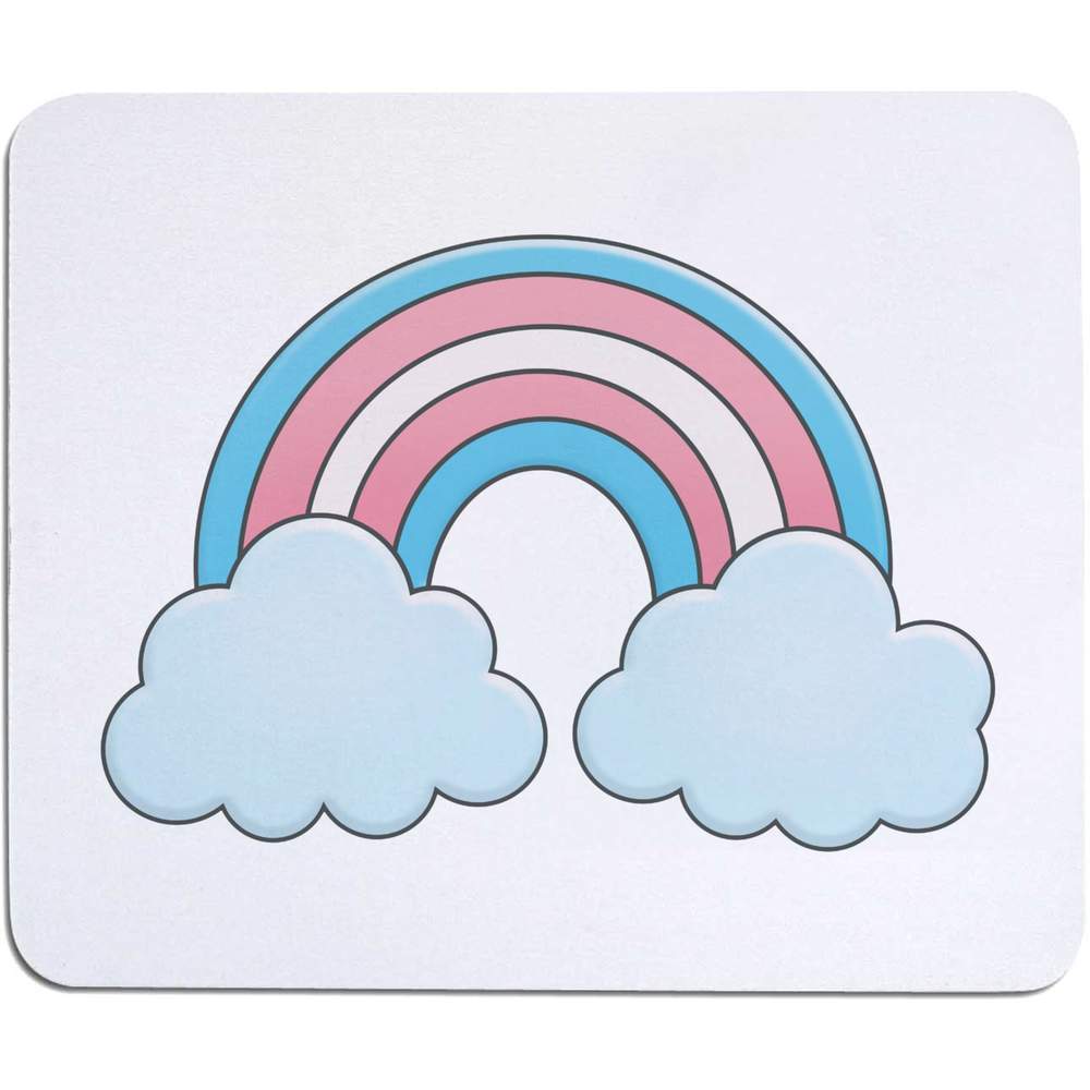 'Trans Pride Rainbow' Mouse Mat / Desk Pad (MO00026122)