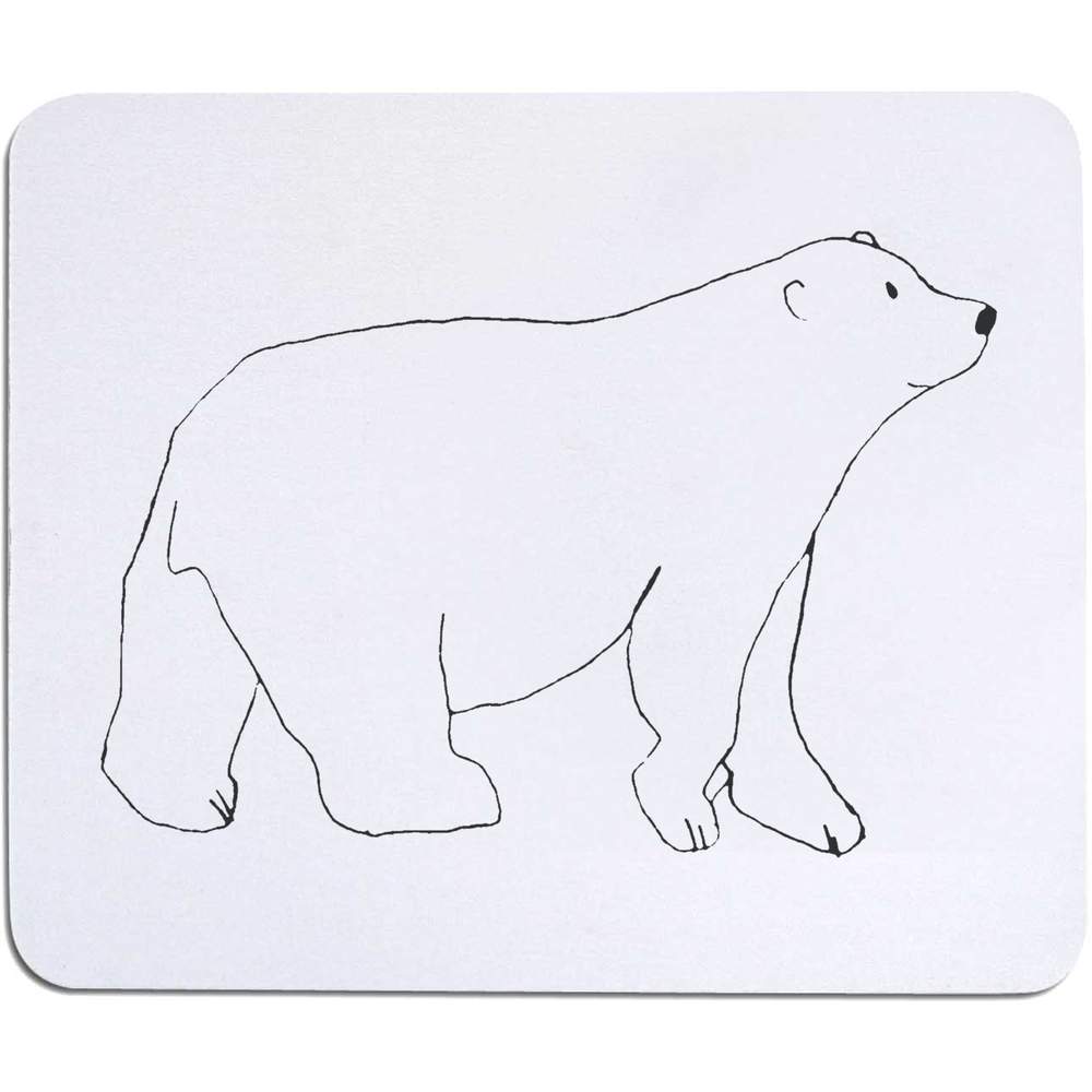 'Cute Polar Bear' Mouse Mat / Desk Pad (MO00027021)