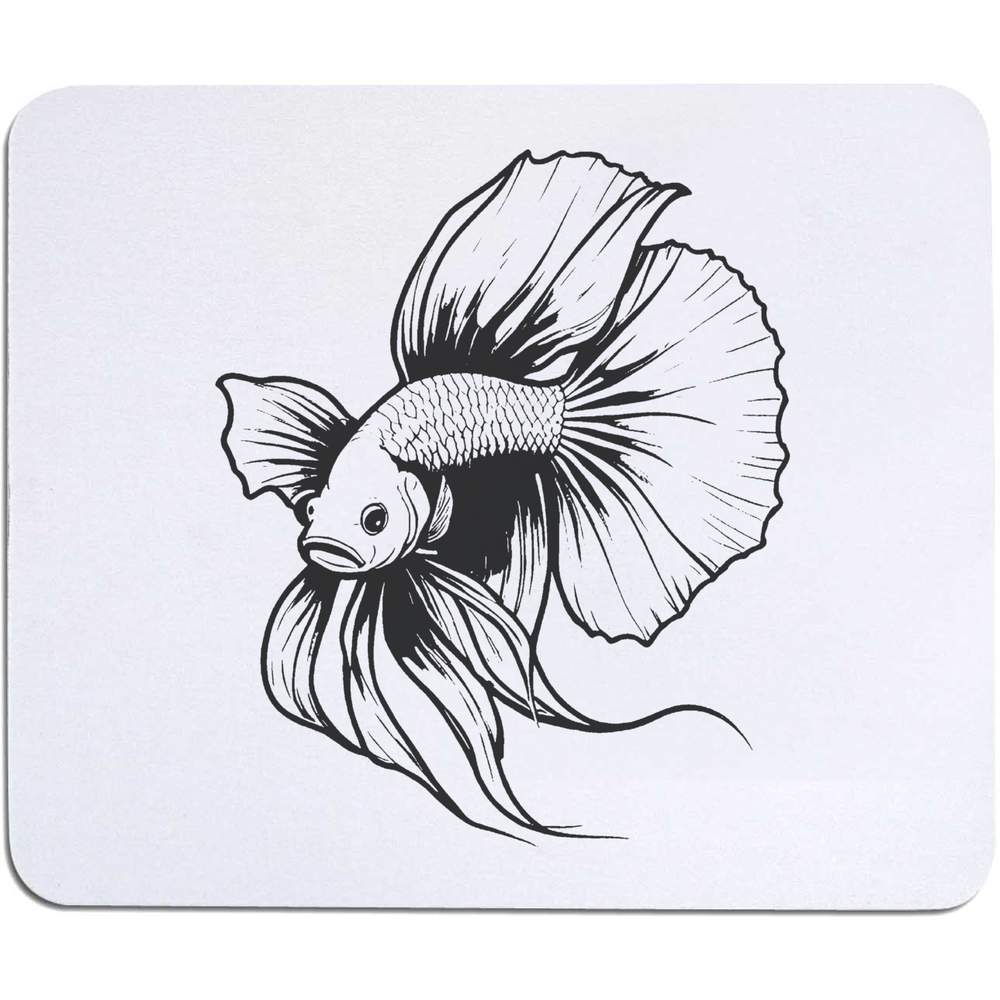 'Siamese Fighting Fish' Mouse Mat / Desk Pad (MO00029874)