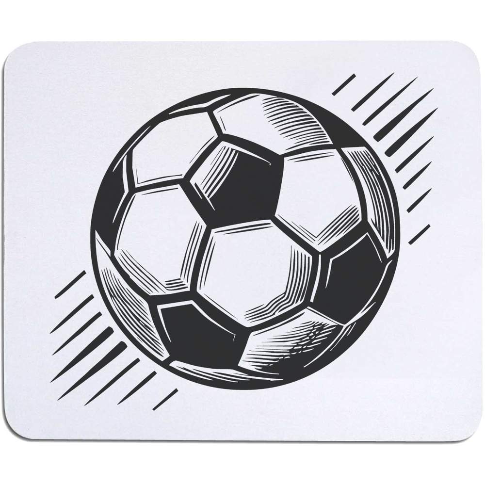 'Soccer Ball' Mouse Mat / Desk Pad (MO00030332)
