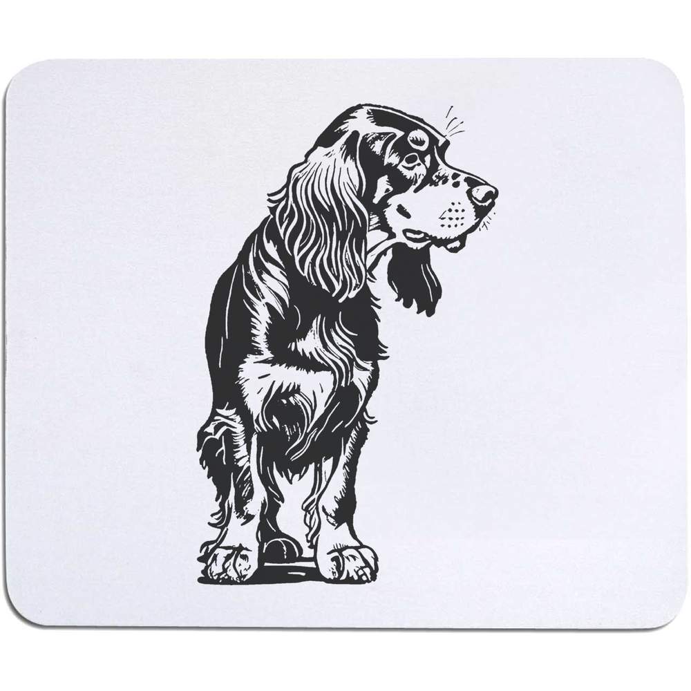'Gordon Setter Standing' Mouse Mat / Desk Pad (MO00030721)