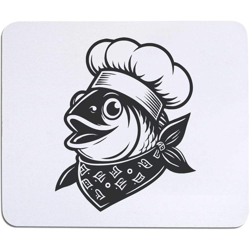 'Fish Chef' Mouse Mat / Desk Pad (MO00033775)