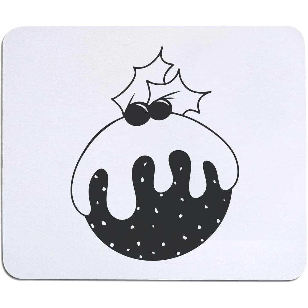 'Christmas Pudding' Mouse Mat / Desk Pad (MO00035273)
