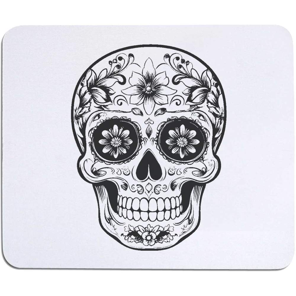 'Halloween Sugar Skull' Mouse Mat / Desk Pad (MO00036118)