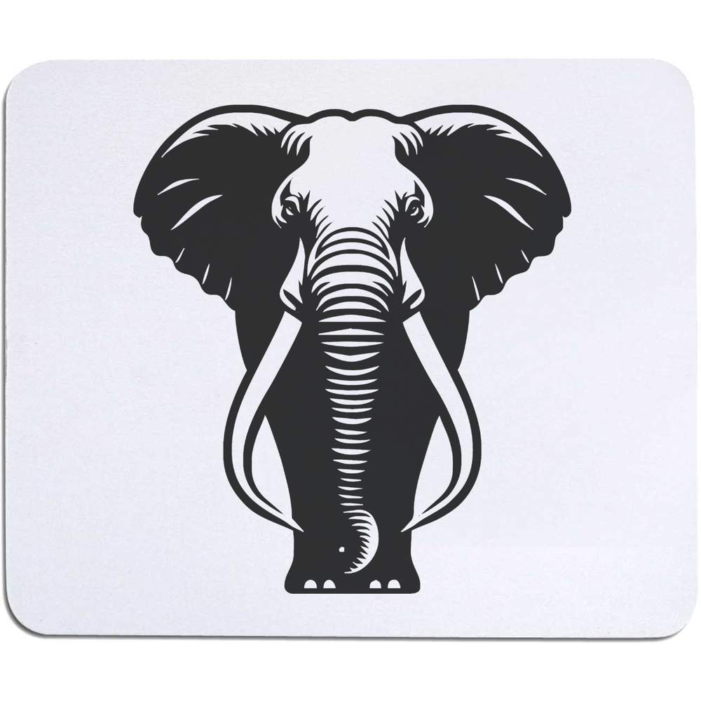 'Standing Elephant' Mouse Mat / Desk Pad (MO00036703)