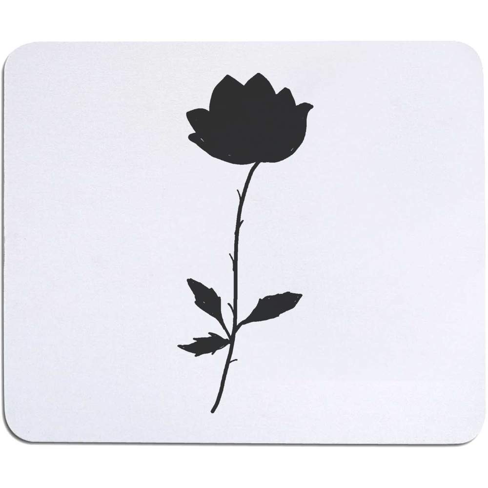 'A Single Rose' Mouse Mat / Desk Pad (MO00037506)