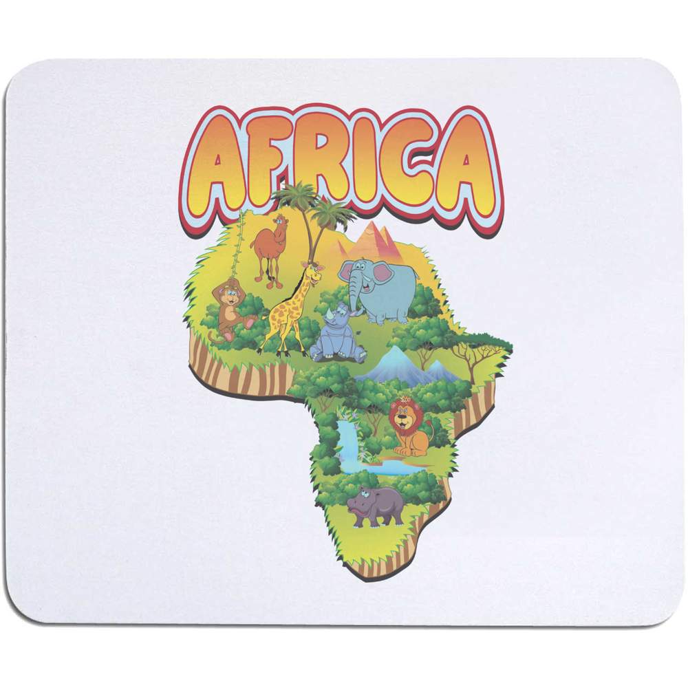 'Map of Africa' Mouse Mat / Desk Pad (MO00037925)