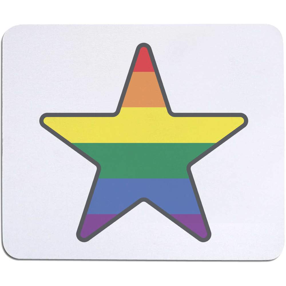 'Star Pride Flag' Mouse Mat / Desk Pad (MO00037974)