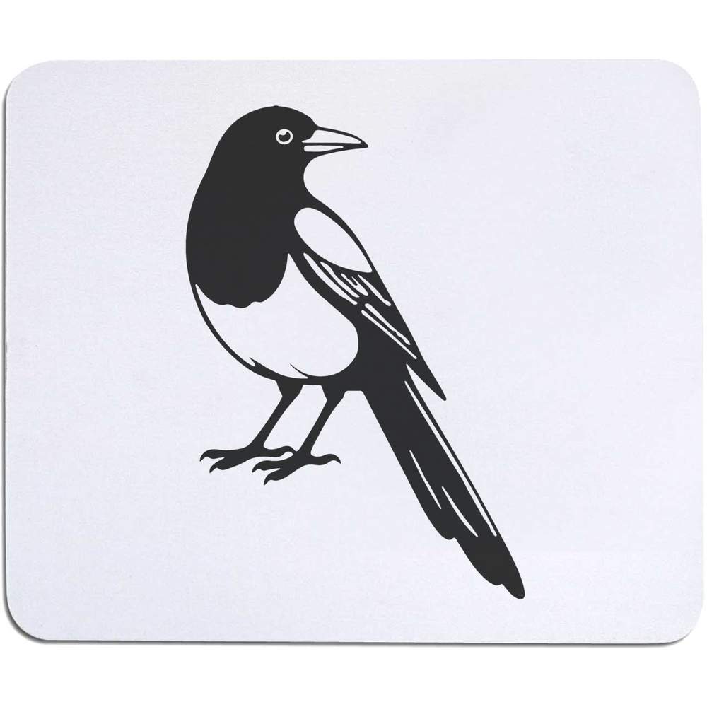 'Magpie Looking Back' Mouse Mat / Desk Pad (MO00039667)