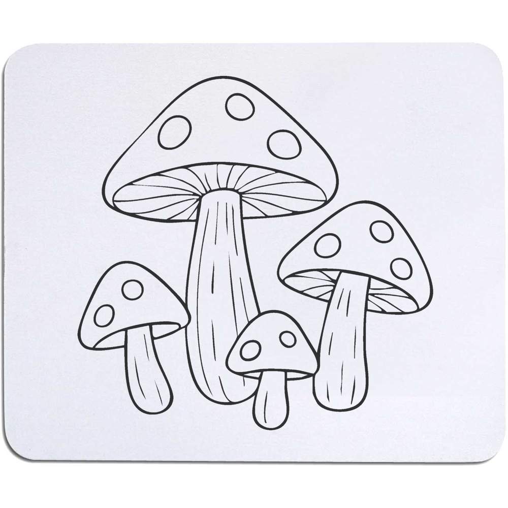 'Mushrooms' Mouse Mat / Desk Pad (MO00039961)