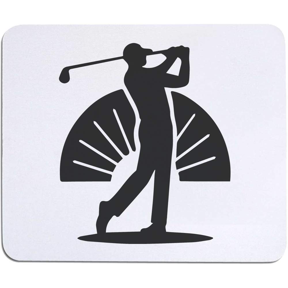 'Golfer Swing' Mouse Mat / Desk Pad (MO00039969)